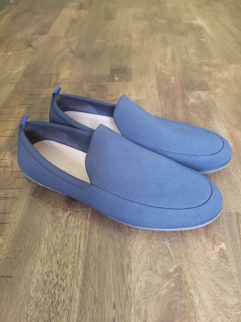 ROTHY'S Mens Blue Slip-On Loafers 12 - Picture 2 of 8